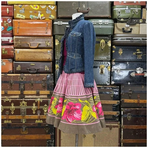 2005 Anthro “Society Islands Skirt” by Odille - Picture 10 of 12